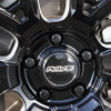 【レイズ TEAM DAYTONA F6 Drive】推奨サイズ：18×7.5J Inset45 5H-114.3／カラー：ブラックマシニング／タイヤサイズ：225/60R18（デリカD:5 x 社外ホイール ）