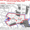 渋谷駅前周辺は、31日22時頃～1日2時頃まで交通規制が行われる