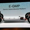 バッテリーをフロアに置いた純EVプラットフォーム(E-GMP)を採用