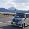 スズキ スペーシアカスタム HYBRID XSターボで3600km。鹿児島・薩摩半島南部の火口湖、池田湖にて。