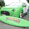 左ハンドルのホンダ フィット！ US仕様で雰囲気激変…34th MOONEYES Street Car Nationals