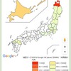 1位となった「神」さんの都道府県別ランキング（参考：名字由来net）