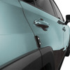 カーメイトがSUV、RV車など、マットブラックの樹脂パーツ車に合う「ドアガード　クロス」にSSサイズを追加 画像