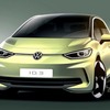 VW ID.3 改良新型のデザインスケッチ