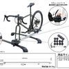 ルーフサイクルキャリア フォークダウンタイプ  EC29 説明図