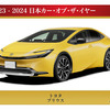 2023-2024 日本カー・オブ・ザ・イヤーを受賞したトヨタ プリウス