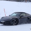 ポルシェ 911タルガ 改良新型プロトタイプ（スクープ写真）