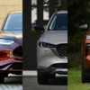 【ZR-V vs CX-5 vs エクストレイル】スペック比較…クロスオーバーだからこそ！ オンロードで頼れるミドルクラスSUVは？ 画像