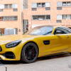 初代メルセデスAMG GTも展示。
