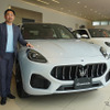 マセラティジャパン ジェネラルマネージャーの玉木一史氏と「グレカーレGT 特別仕様車」