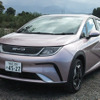 BYD ドルフィン 標準型。モノトーンカラーであること、グラストップ未装備だが、基本デザインの違いはほとんどない。
