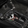ヘリックスUP6DSPは小型モデルなのでコンソール内のわずかなスペースをうまく利用すればこのように取り付け可能だ。