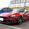 アバルト 124スパイダー × ボルクレーシング TE37 SAGA SL…レイズファンミーティング2025