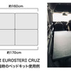 従来モデルよりもポジションを前に設定することで、後部座席のスペースを広めに確保できるよう工夫