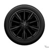 225/45R21タイヤ＆21×8.5Jアルミホイール（マットブラック塗装）＆センターオーナメント