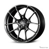 レイズ VOLK RACING G025 シャイニングブラックメタル/リムエッジDC