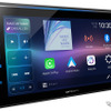 「Apple CarPlay」と「Android Auto」のワイヤレス接続に対応した市販ディスプレイオーディオの一例（カロッツェリア・DMH-SF900）。
