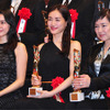 長澤まさみ、綾瀬はるか、桃井かおり／第70回毎日映画コンクール表彰式