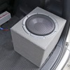 ラゲッジのフロア上にはサブウーファーを設置する。ユニットにはダイヤトーンのSW-G50を用いて豊かな低域再生を目指す。