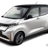 日産サクラ改良新型：Gグレード、ホワイトパール・ブラック