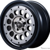 MID ナイトロパワー R12（18インチ／セミグロススモーク/マシンドフェイス）