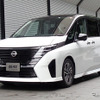 ブリッツ DAMPER ZZ-R　セレナ e-Power（GFC28）装着例（基準車高：フロント 38mmダウン / リア 46mmダウン）