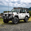 レイズ ボルクレーシング TE37 XT Black Shadow LTD.（マットトランスルーセントブラック）× トヨタ ランドクルーザー70