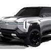 三菱 パジェロ 新型のエクステリアデザインスケッチ