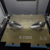 3Dプリンターを使って実際にパーツを作ってみた。こちらのツイーターリング程度であれば15分ほどで完成する。