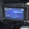 オーディオプレイヤーとして用いるのはパナソニック・ストラーダのカーナビであるCN-CA01D。DSP機能もフル活用する。