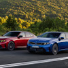 BMW 3シリーズ 新型（左）とi3（右）