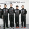 リオデジャネイロパラリンピックの自転車競技代表選手。左から川本翔大（19＝大和産業）、藤田征樹（31＝日立建機）、石井雅史（43＝藤沢市みらい創造財団）、鹿沼由理恵（34＝楽天ソシオビジネス）とパイロットの田中まい（26＝ガールズケイリン）