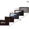 視覚の時間精度を測る実験のイメージ
