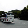 ジェットスター・ジャパンとウィラートラベルがコラボした「AIR & BUS成田発伊勢行きツアー」。中部国際空港から伊勢市までは、伊勢湾沿いを行く名鉄観光バスで