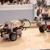 レゴエデュケーションブースには小学校高学年向け教材「マインドストーム EV3」の姿も