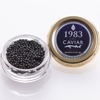 シロチョウザメ卵径3.0～3.4mmのフレッシュキャビア 12g瓶入り「MIYAZAKI CAVIAR 1983（12g）」。