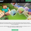 「Minecraft: Education Edition」サイトトップページ