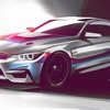 BMW M4 GT4の予告スケッチ