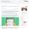 Google for Education　公式ブログ　8月17日（現地時間発表）