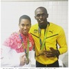 ケンブリッジ飛鳥、ボルトと肩を組む写真…次は「100mの決勝で一緒に走りたい」