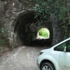 安ヶ森林道名物の古トンネル