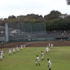 高校野球は朝が早い