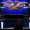 Hillary Clinton And Donald Trump Face Off In First Presidential Debate At Hofstra University　（Photo by Drew Angerer／Getty Images）