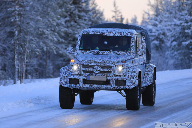 メルセデス G500 4x4スクープ写真