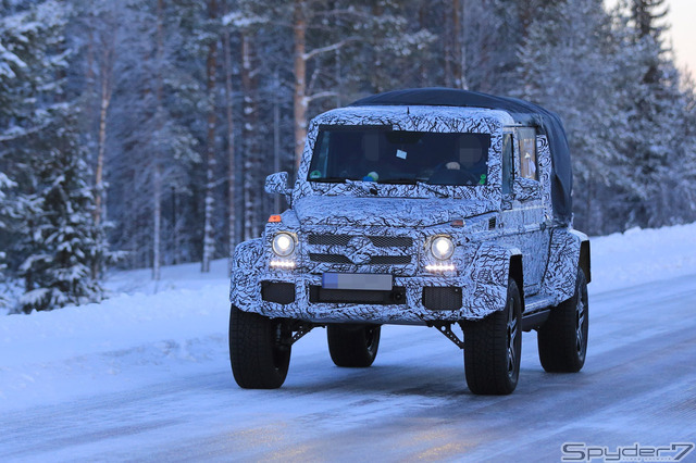 メルセデス G500 4x4スクープ写真