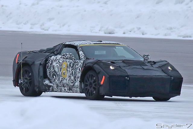 シボレー　コルベットC8 ZR1スクープ写真