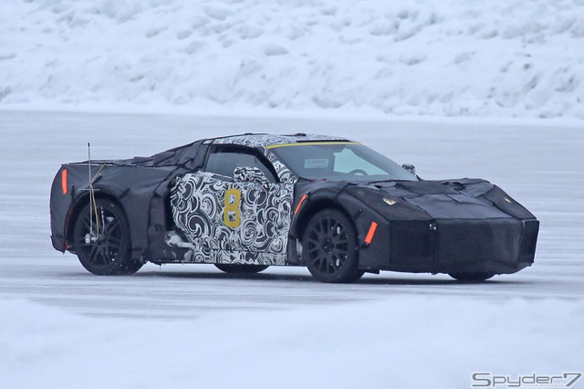 シボレー　コルベットC8 ZR1スクープ写真