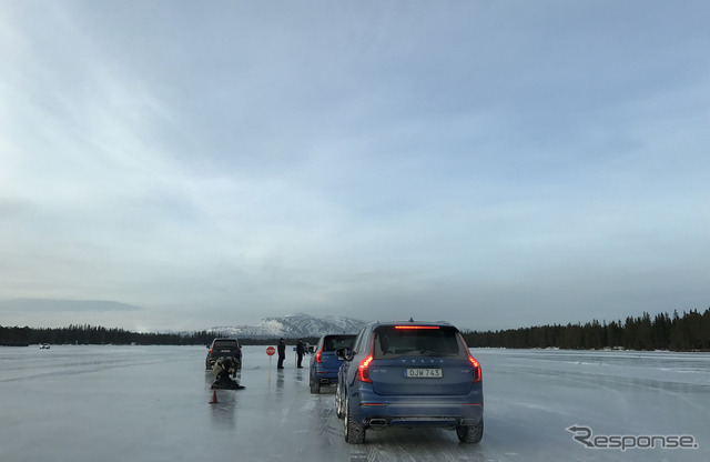 エステルスンドでのボルボテストドライブ