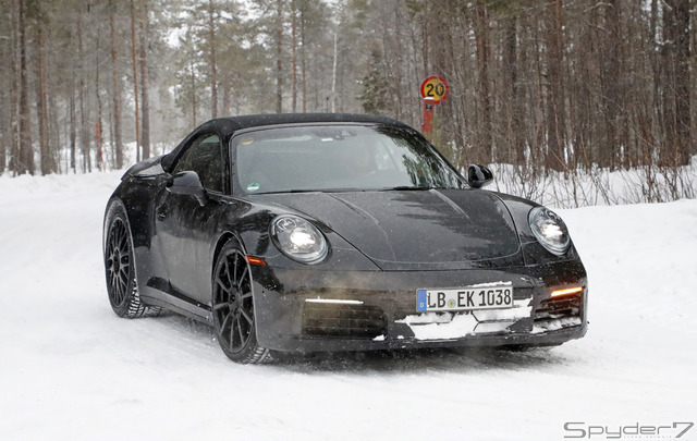 ポルシェ911 Sカブリオレスクープ写真