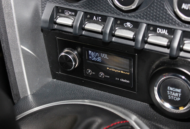 Clarion『Full Digital Sound』デモカー、スバル・BRZ。